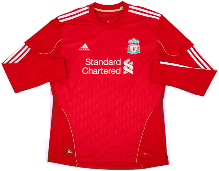 2010-12 Liverpool Home L/S Shirt Suarez #7 - 6/10 - (XL)