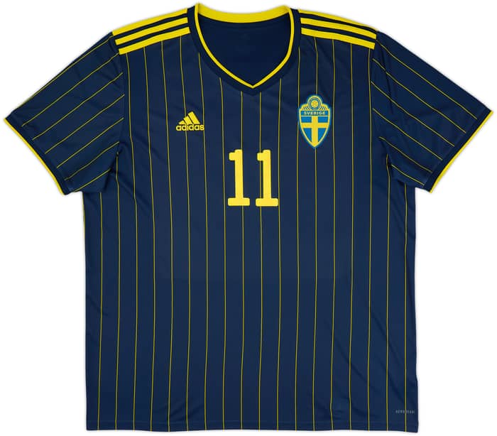 2020-22 Sweden Away Shirt Ibrahimovic #11 - 10/10 - (XXL)