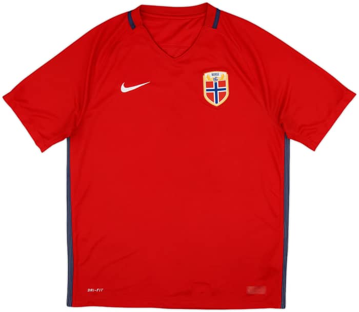 2016-18 Norway Home Shirt - 8/10 - (L)