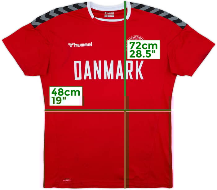 2018-19 Denmark Hummel Training Shirt - 7/10 - (M)
