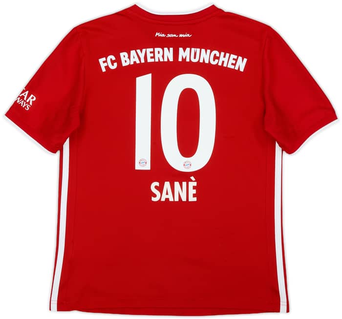 2020-21 Bayern Munich Home Shirt Sane #10 - 7/10 - (M.Boys)