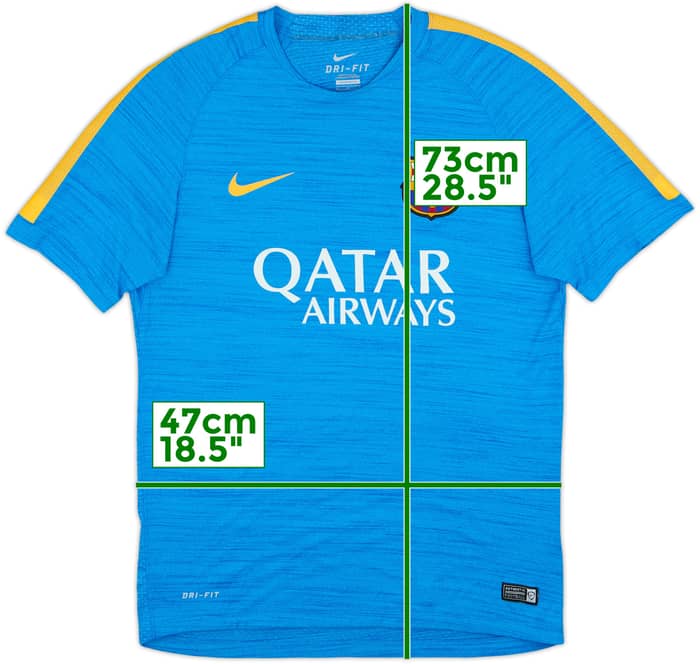 2015-16 Barcelona Nike Training Shirt - 7/10 - (M)