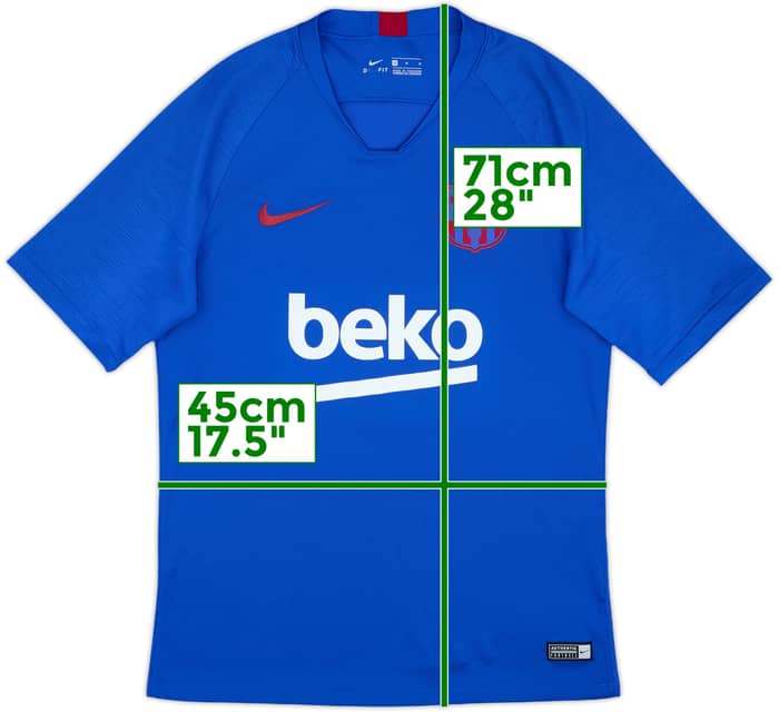 2019-20 Barcelona Nike Training Shirt - 7/10 - (M)