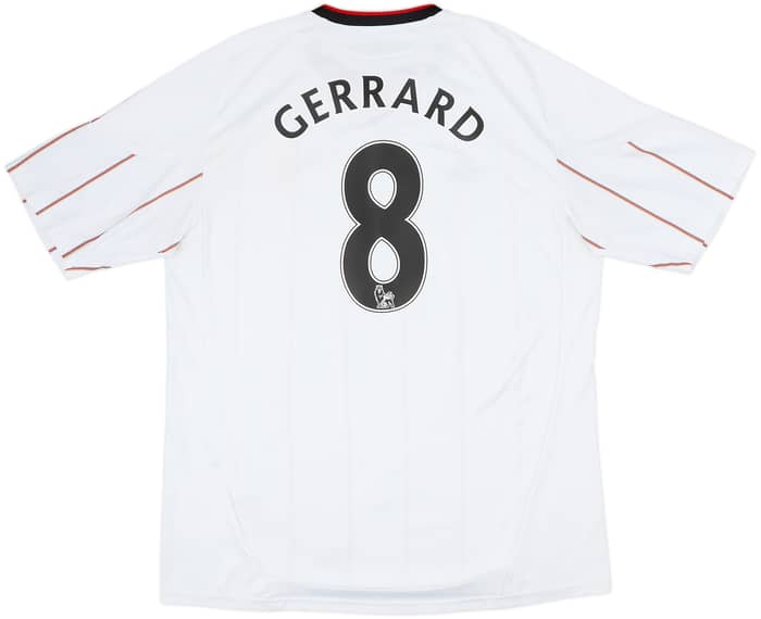 2010-11 Liverpool Away Shirt Gerrard #8 - 6/10 - (XL)