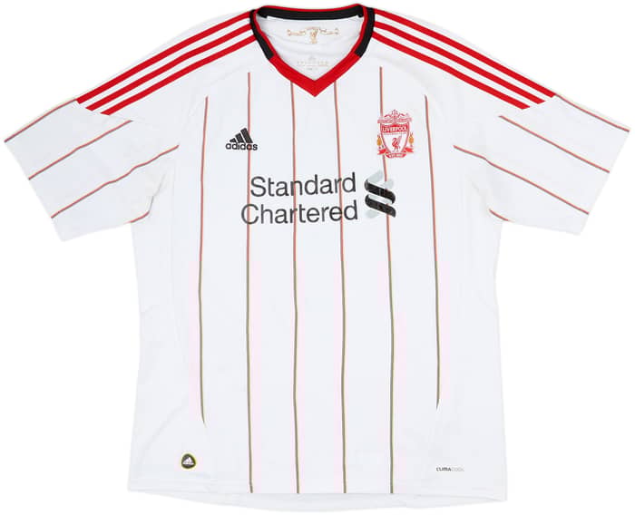 2010-11 Liverpool Away Shirt Gerrard #8 - 6/10 - (XL)