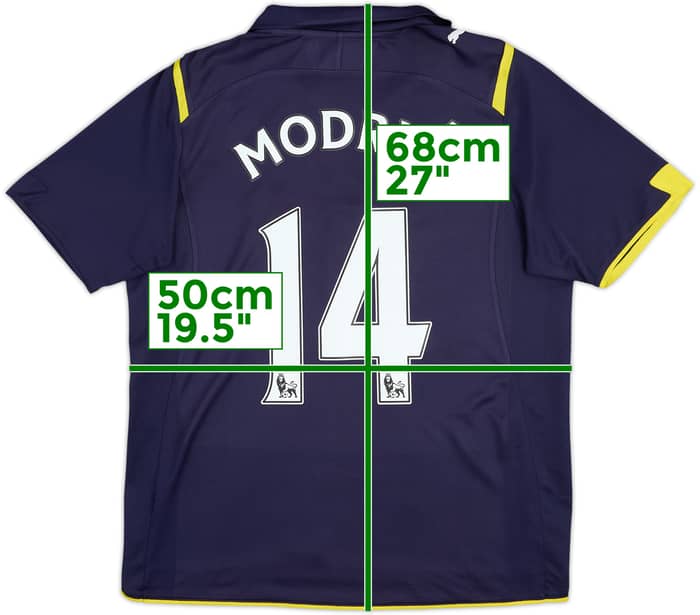 2009-10 Tottenham Away Shirt Modric #14 - 8/10 - (XL.Boys)