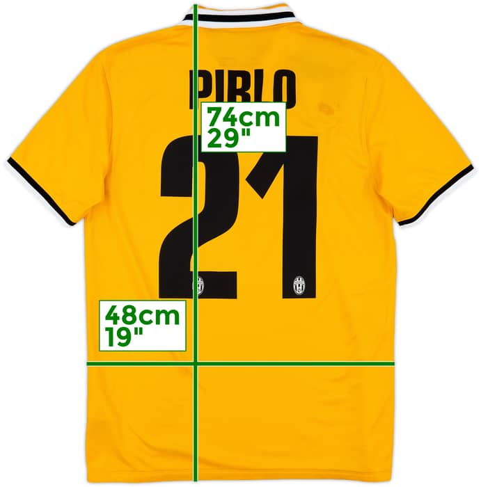 2013-14 Juventus Away Shirt Pirlo #21 - 7/10 - (M)