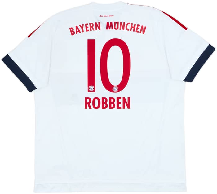 2015-16 Bayern Munich Away Shirt Robben #10 - 6/10 - (XXL)