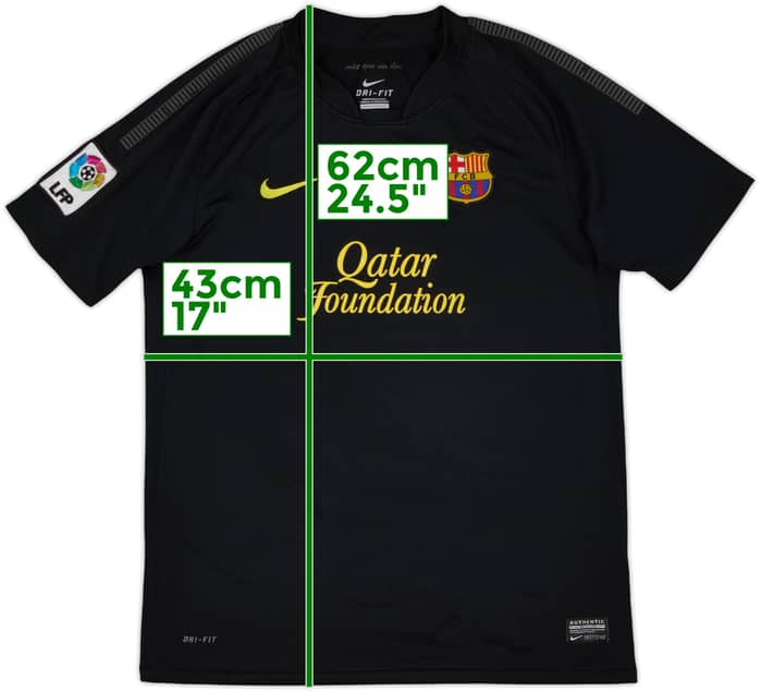 2011-12 Barcelona Away Shirt - 7/10 - (M.Boys)
