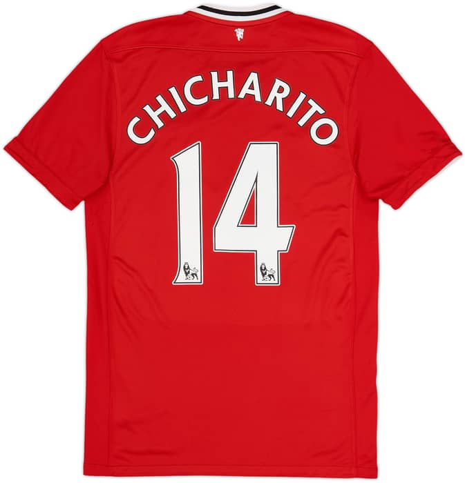 2011-12 Manchester United Home Shirt Chicharito #14 - 6/10 - (M)