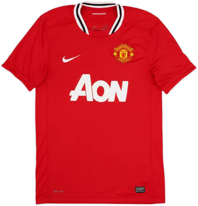 2011-12 Manchester United Home Shirt Chicharito #14 - 6/10 - (M)