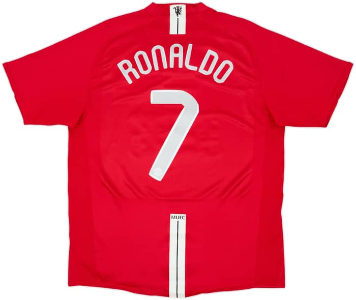 2007-09 Manchester United Home Shirt Ronaldo #7 - 5/10 - (L)