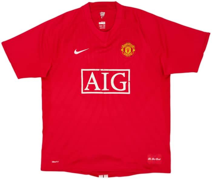 2007-09 Manchester United Home Shirt Ronaldo #7 - 5/10 - (L)