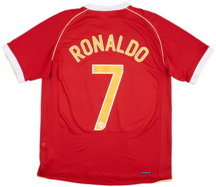2006-07 Manchester United Home Shirt Ronaldo #7 - 5/10 - (M)
