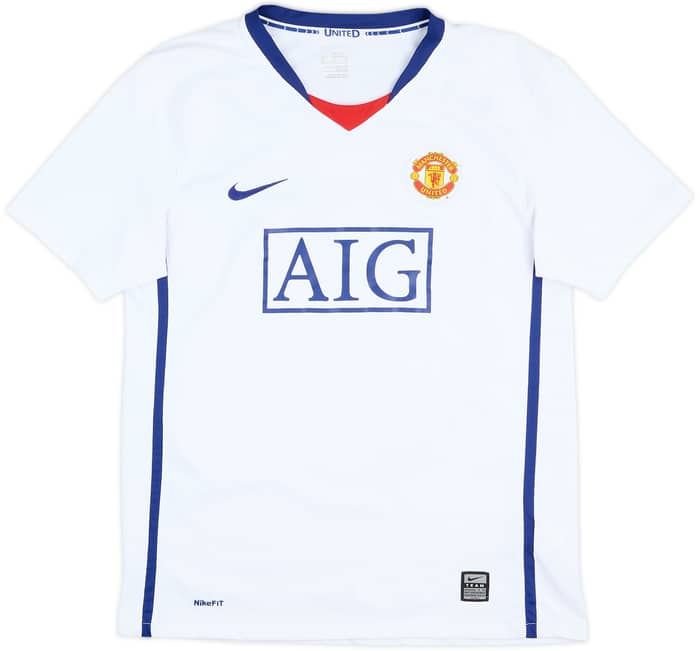 2008-10 Manchester United Away Shirt Ronaldo #7 - 9/10 - (XL.Boys)
