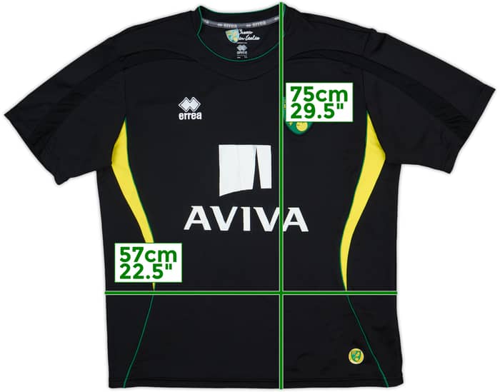 2012-13 Norwich City Away Shirt - 5/10 - (XL)