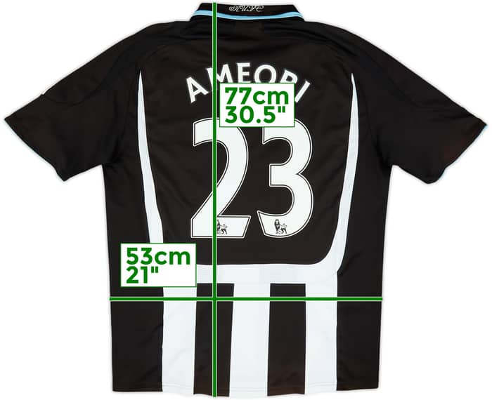 2007-09 Newcastle Home Shirt Ameobi #23 - 5/10 - (M)