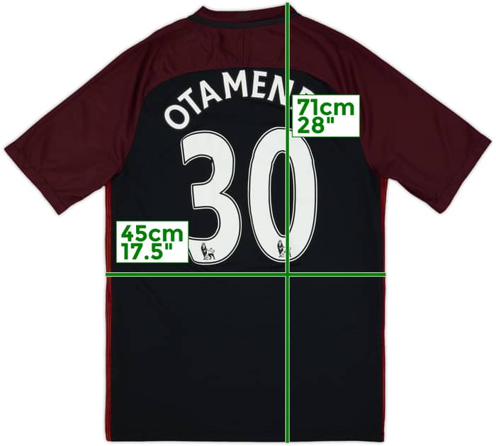 2016-17 Manchester City Away Shirt Otamendi #30 - 7/10 - (M)