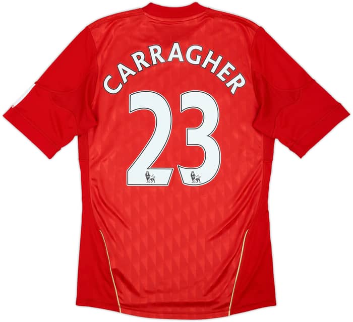 2010-12 Liverpool Home Shirt Carragher #23 - 7/10 - (S)