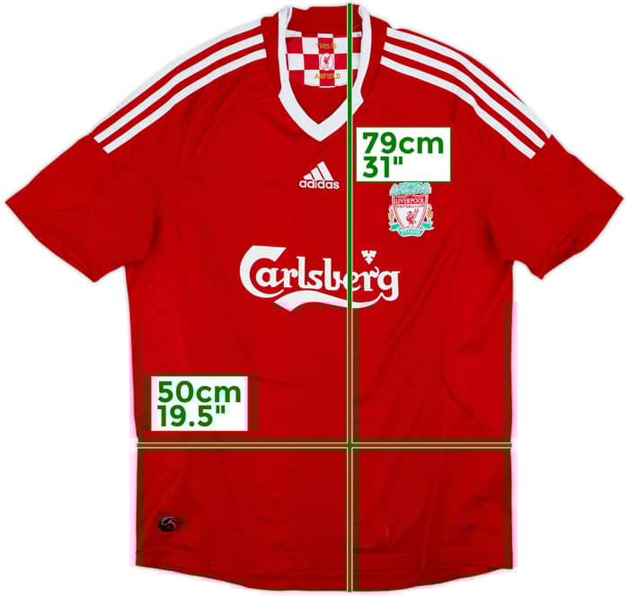 2008-10 Liverpool Home Shirt Carragher #23 - 5/10 - (M)