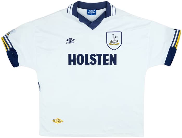 1993-95 Tottenham Home Shirt Sheringham #10 - 9/10 - (XXL)