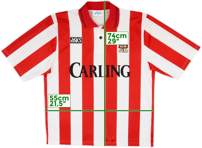 1993-94 Stoke City Home Shirt - 9/10 - (L)