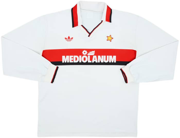 1990-91 AC Milan Away L/S Shirt - 5/10 - (L)