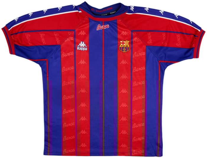 1997-98 Barcelona Home Shirt - 8/10 - (L)