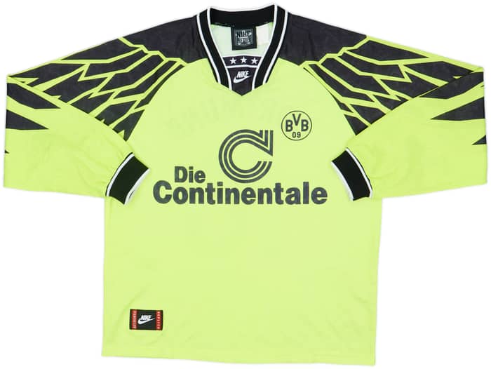 1994-95 Borussia Dortmund Home L/S Shirt #10 - 7/10 - (XL)
