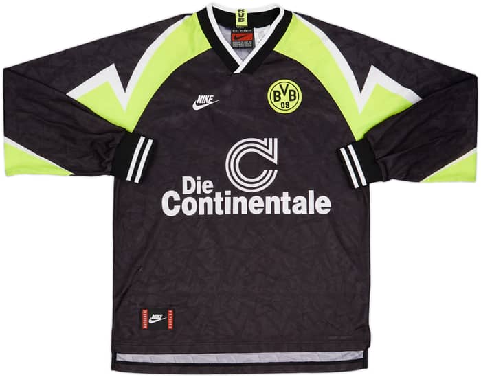 1995-96 Borussia Dortmund Away L/S Shirt - 8/10 - (L)