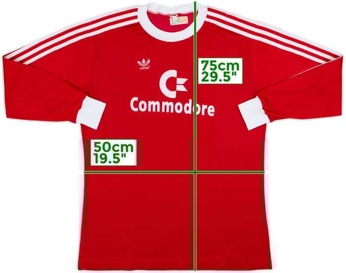 1987-88 Bayern Munich Home L/S Shirt - 7/10 - (L)