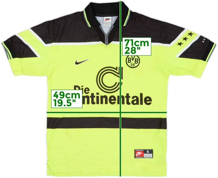 1997-98 Borussia Dortmund Home Shirt - 8/10 - (S)