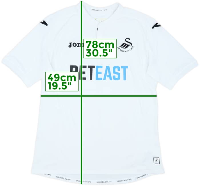 2016-17 Swansea Home Shirt - 8/10 - (XL)