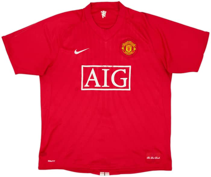 2007-09 Manchester United Home Shirt Ronaldo #7 - 6/10 - (L)