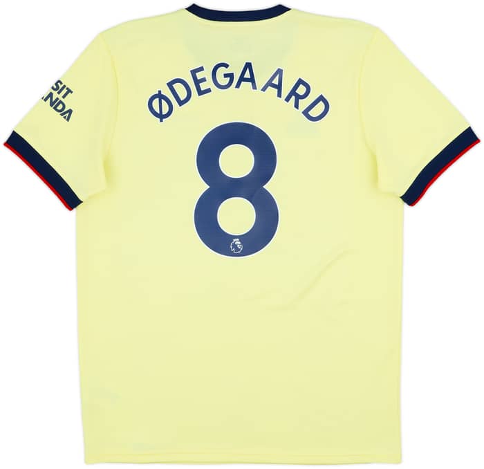2021-22 Arsenal Away Shirt Odegaard #8 - 8/10 - (L)