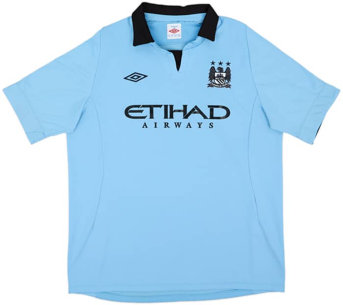 2012-13 Manchester City Home Shirt Kun Aguero #16 - 8/10 - (XL)