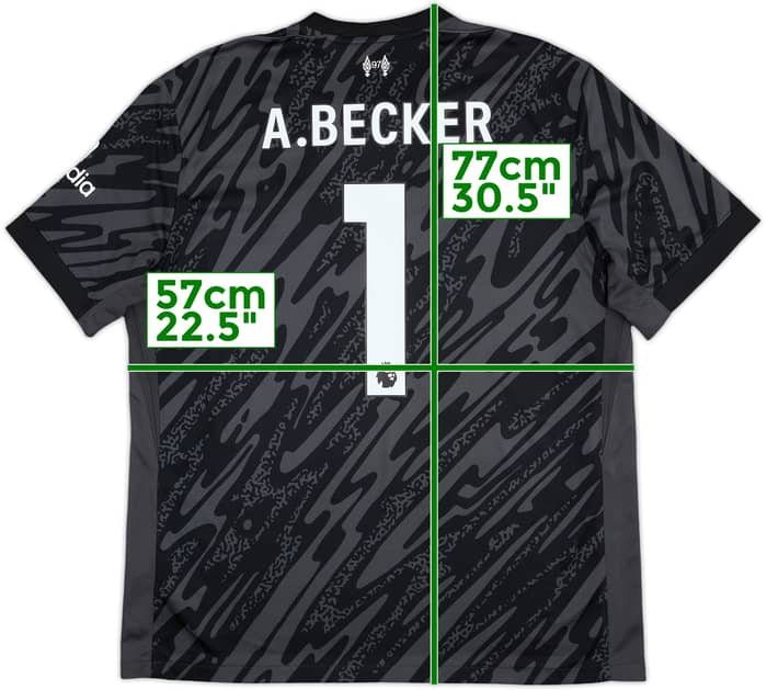 2024-25 Liverpool GK S/S Shirt A.Becker #1 - 10/10 - (XL)