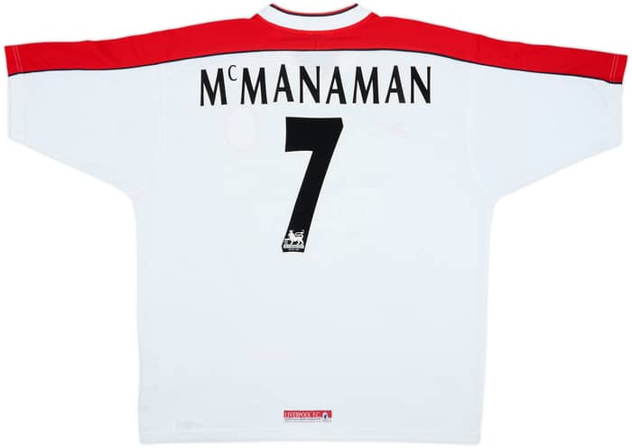 1998-99 Liverpool Away Shirt Mcmanaman #7 - 6/10 - (XL)