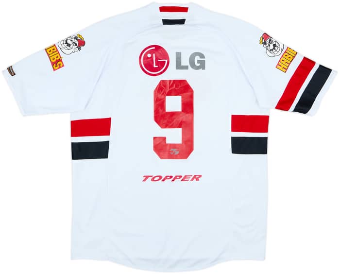 2005 Sao Paulo Home Shirt #9 - 6/10 - (L)