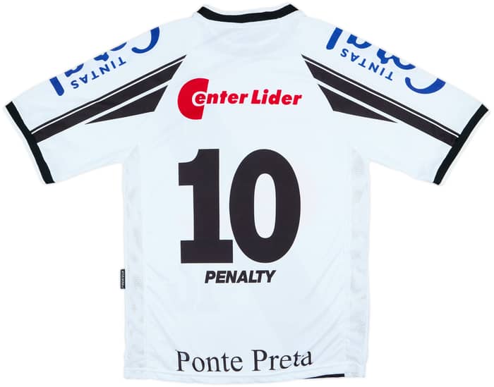 2001 Ponte Preta Home Shirt #10 - 8/10 - (S)