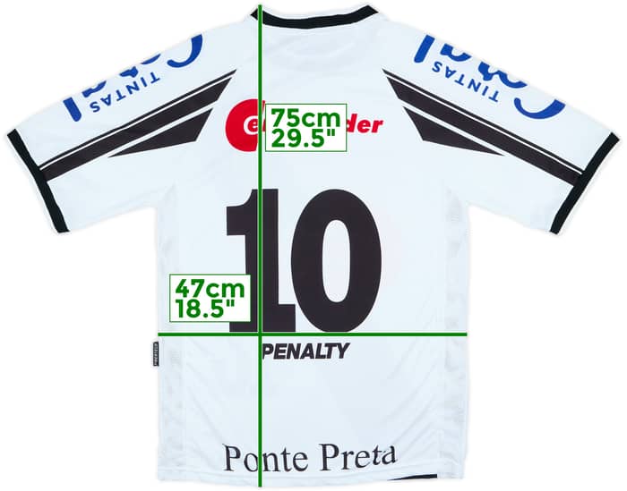 2001 Ponte Preta Home Shirt #10 - 8/10 - (S)