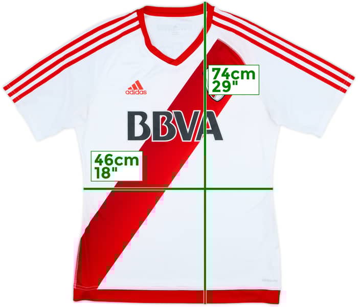 2016-17 River Plate Home Shirt - 7/10 - (L)