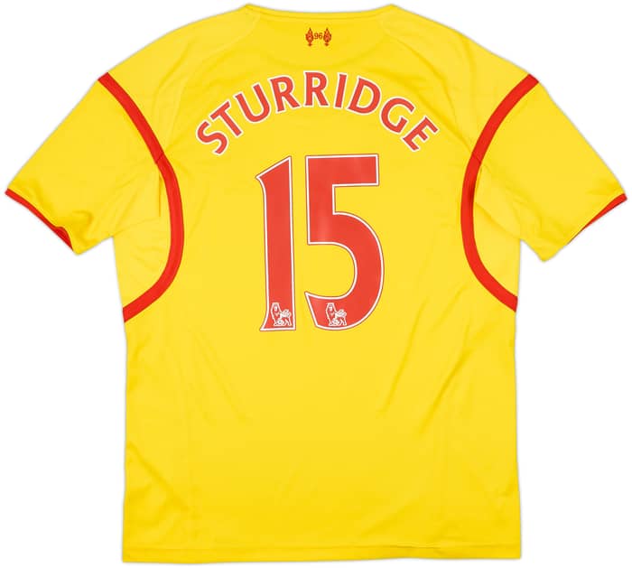 2014-15 Liverpool Away Shirt Sturridge #15 - 7/10 - (L)