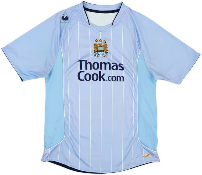 2007-08 Manchester City Home Shirt Elano #11 - 4/10 - (M)