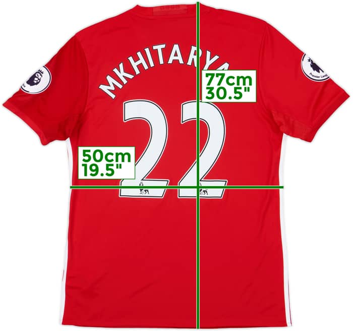 2016-17 Manchester United Home Shirt Mkhitaryan #22 - 8/10 - (M)