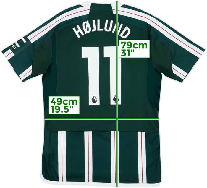 2023-24 Manchester United Away Shirt Hojlund #11 - 7/10 - (M)