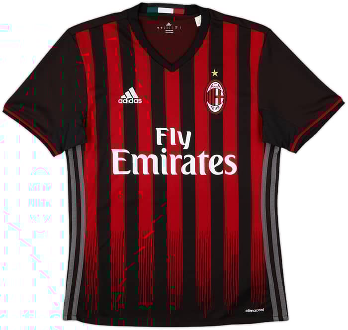 2016-17 AC Milan Home Shirt - 8/10 - (S)