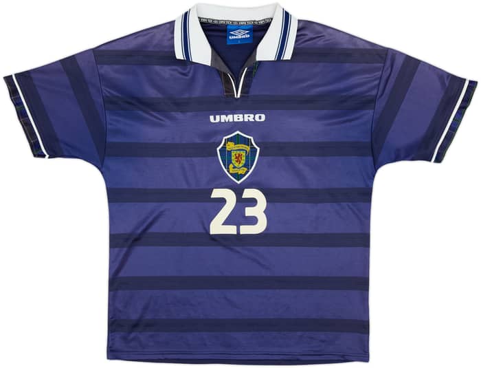 1998-00 Scotland Home Shirt #23 - 8/10 - (L)
