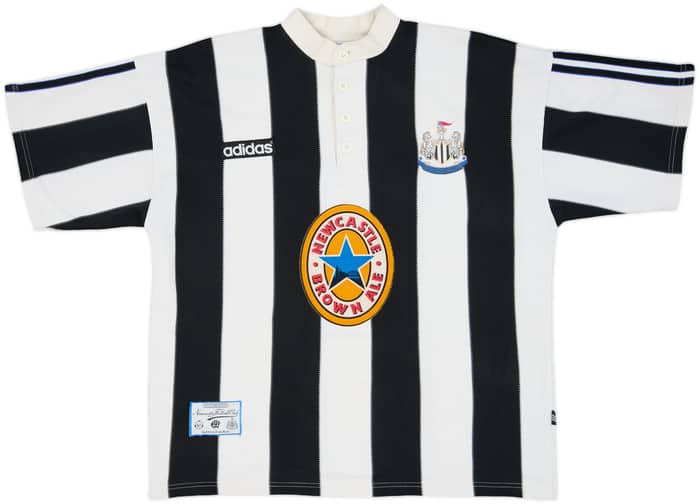 1995-97 Newcastle Home Shirt Shearer #9 - 6/10 - (L)