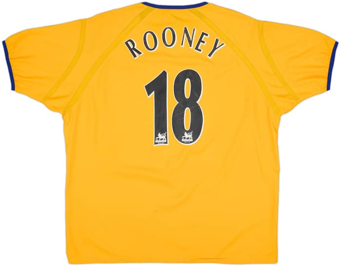 2003-04 Everton Away Shirt Rooney #18 - 6/10 - (XXL)